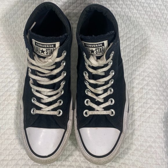 Ladies Black Converse - Picture 9 of 11